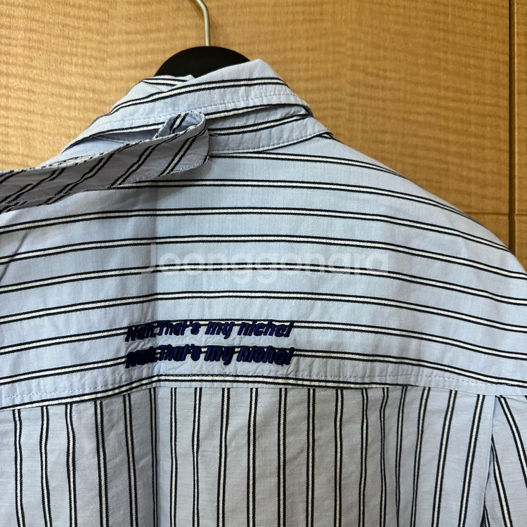 55 한섬 보브 스트라이프 셔츠--2