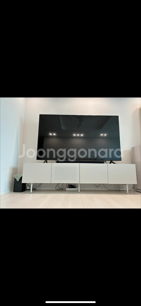 [일룸] 엘렌트 2000폭 TV 거실장(도어,다리형)--1