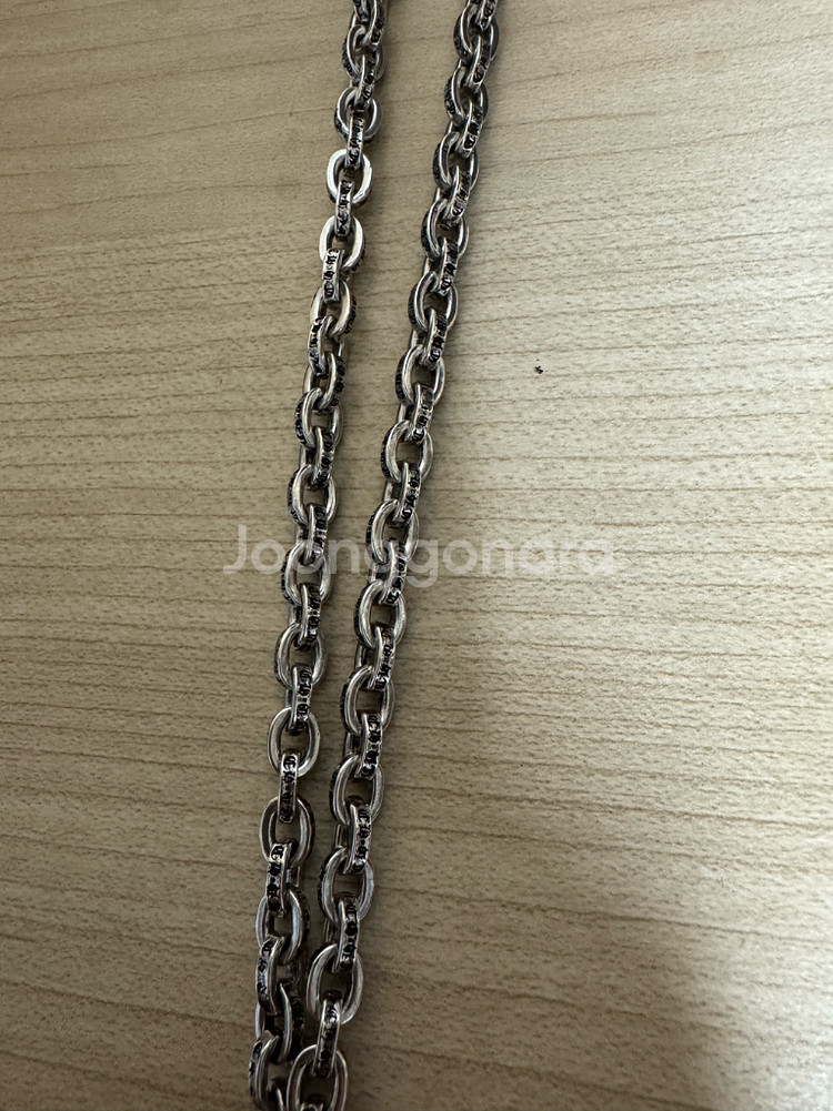 크롬하츠 십자가 목걸이--2