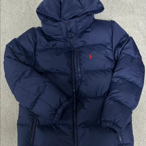 폴로 보이즈 립스탑 다운 후드 패딩 XL