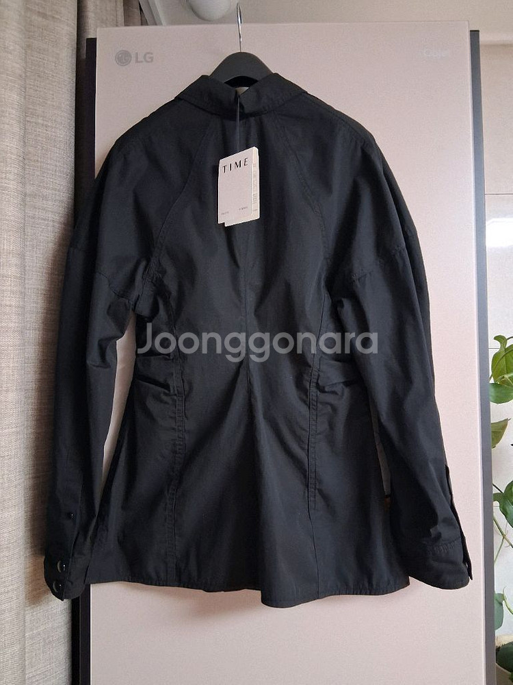 TIME 타임 블랙셔링 블라우스--1