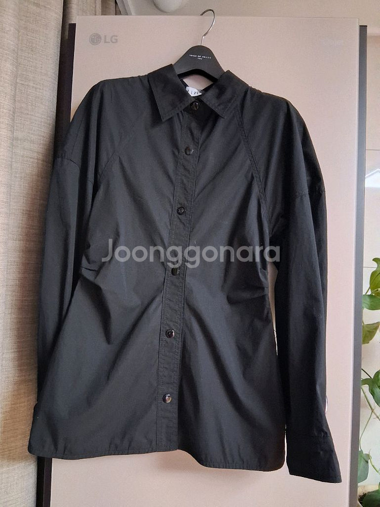 TIME 타임 블랙셔링 블라우스--0