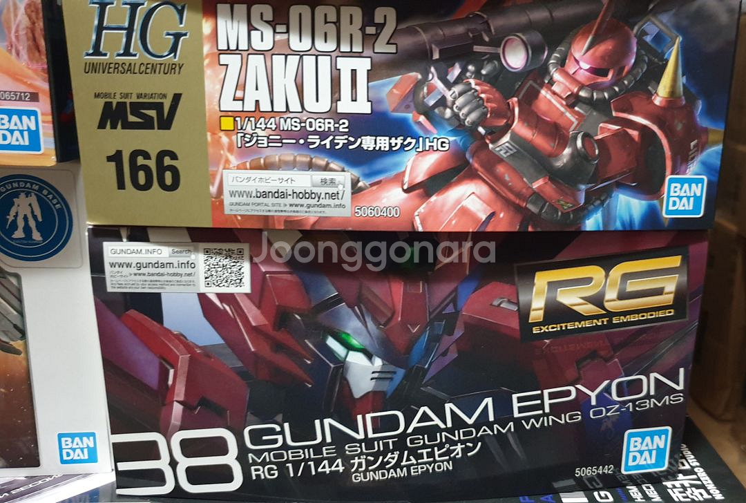 2종/ hg 자쿠2 조니라이덴 + rg 건담 에피온--0