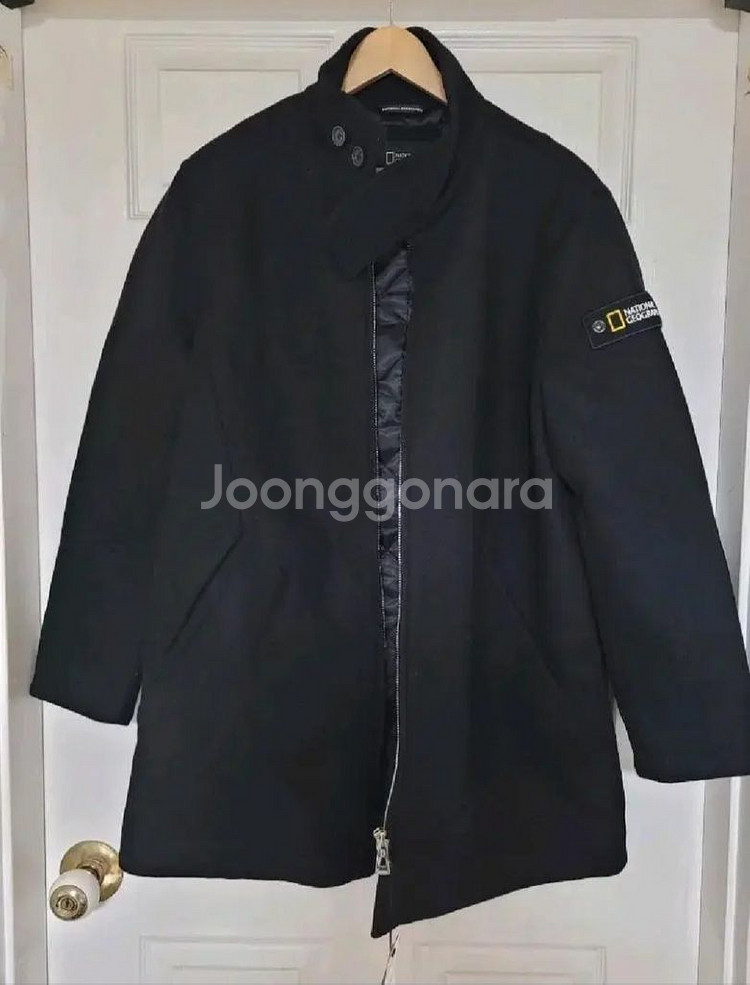 새상품)내셔널지오그래픽 남성 하이넥 패딩코트 100 L--1