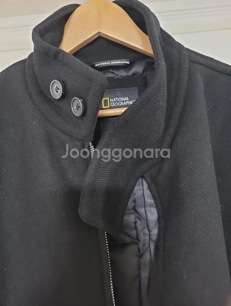 새상품)내셔널지오그래픽 남성 하이넥 패딩코트 100 L--2
