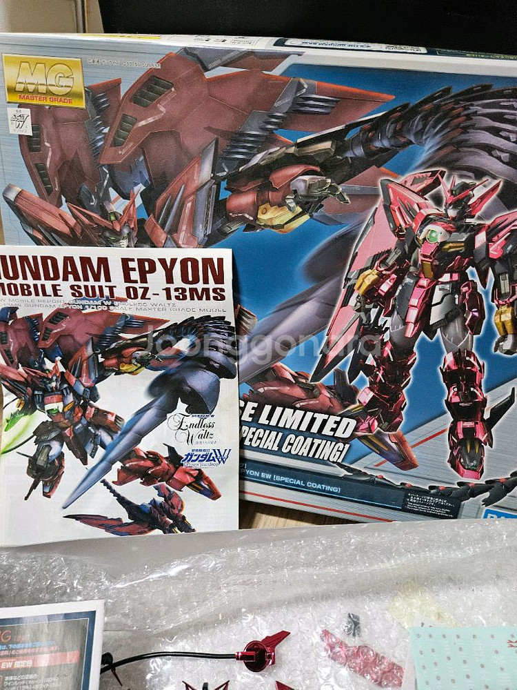 MG 건담 에피온 스폐셜 코팅 가조립 판매합니다--0