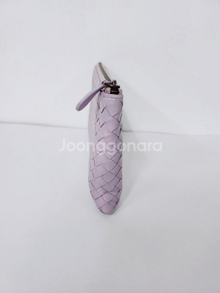 보테가베네타 퍼플 미니 클러치 파우치백--5