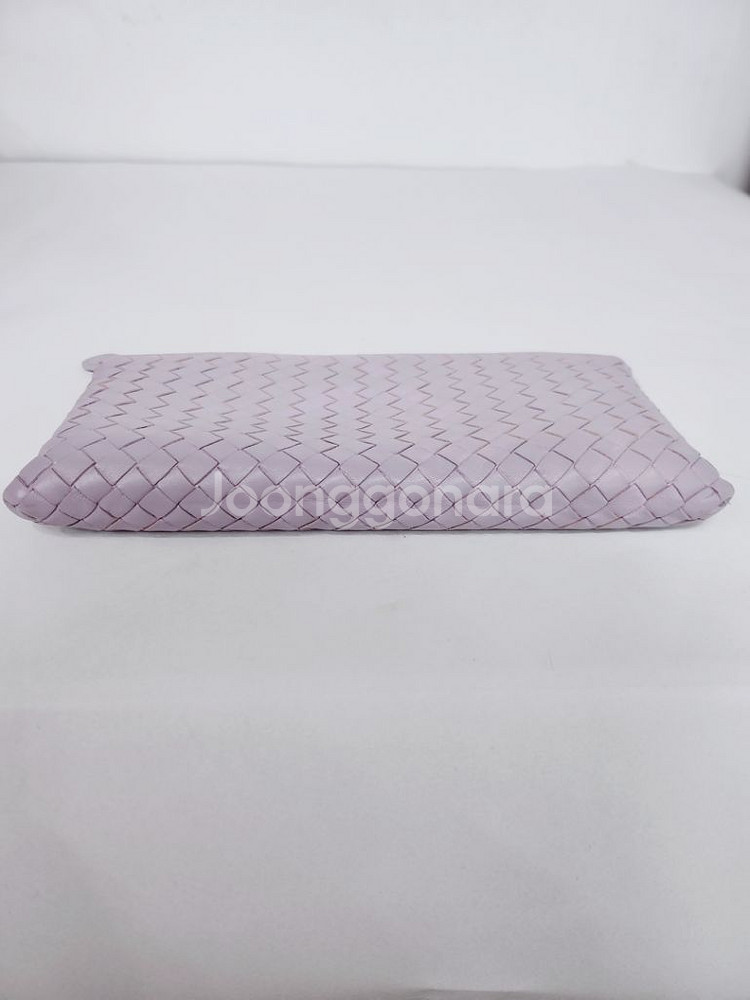 보테가베네타 퍼플 미니 클러치 파우치백--7