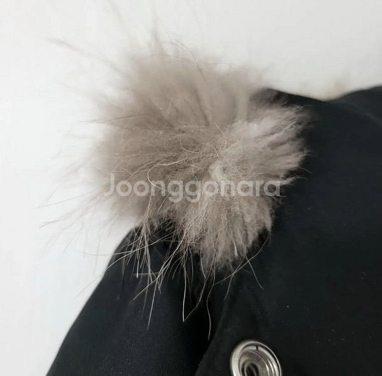 티피코시 오리털 여성 블랙 숏 패딩--2