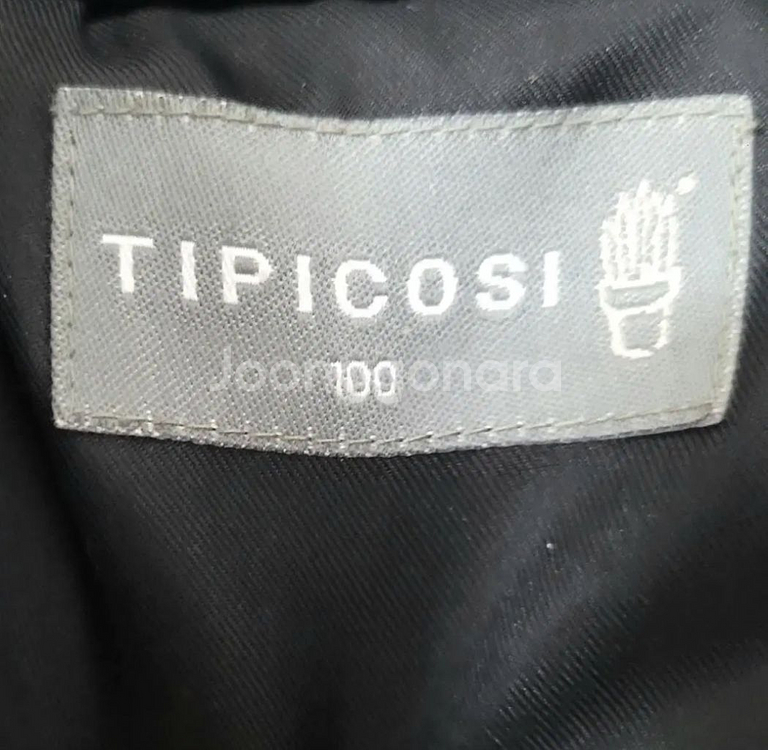 티피코시 오리털 여성 블랙 숏 패딩--5