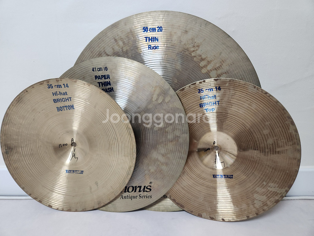 심벌들 팝니다. (보스포러스,사비안,에반스)--3