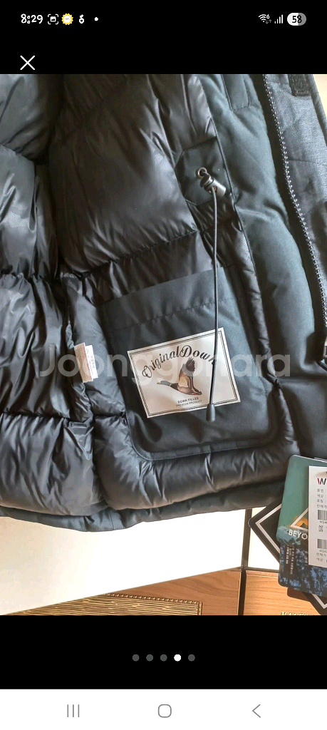 오리털 패딩점퍼--5