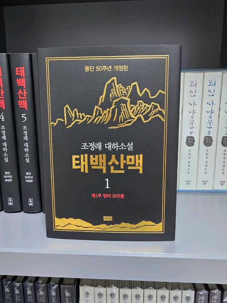 태백산맥 등단50주년 개정판 양장본 박스판세트--4