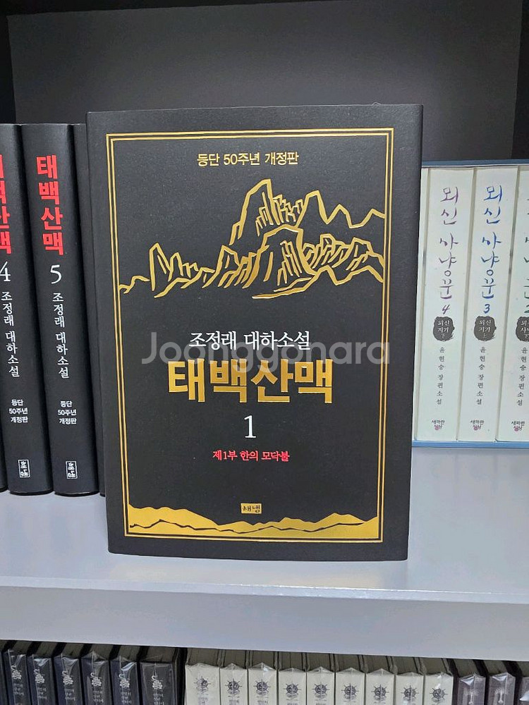 태백산맥 등단50주년 개정판 양장본 박스판세트--4