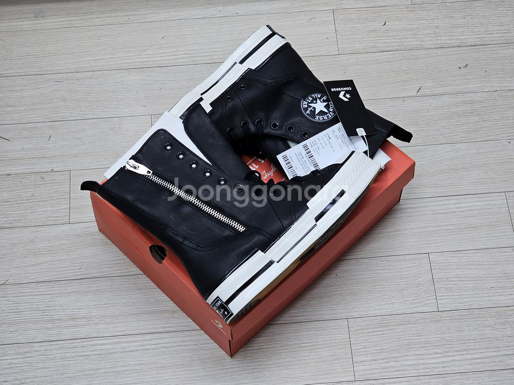 컨버스 척 70 플러스 엑스하이 레더 블랙 275--0