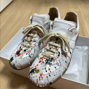 메종마르지엘라 독일군 페인팅 스니커즈 38 사이즈