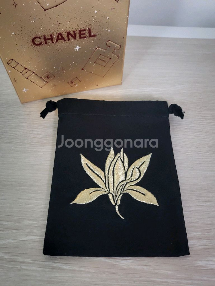 정품) 샤넬 수블리마지 블랙 복조리 파우치 (코스메틱)--0