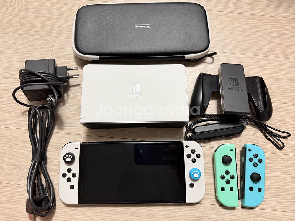 닌텐도 스위치 OLED 1테라 게임 가득 채워 팝니다.--1