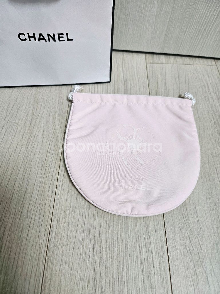 정품) 샤넬 핑크 복조리 파우치 (코스메틱)--0