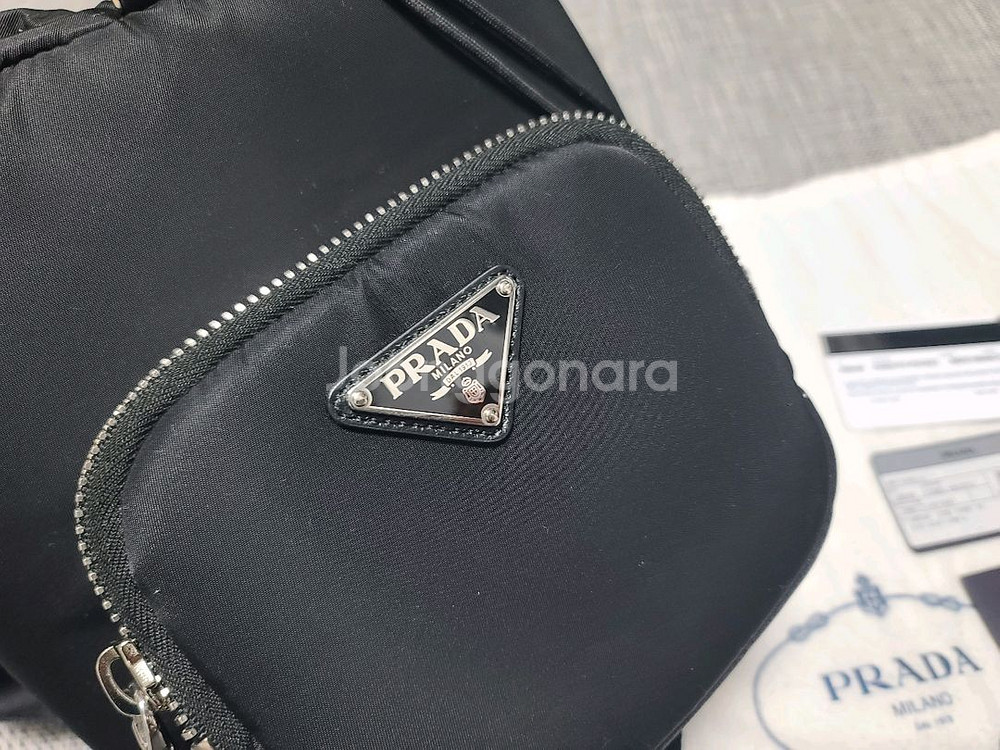 프라다 패딩 버킷백 나일론 1be026 크로스백 토트백--1