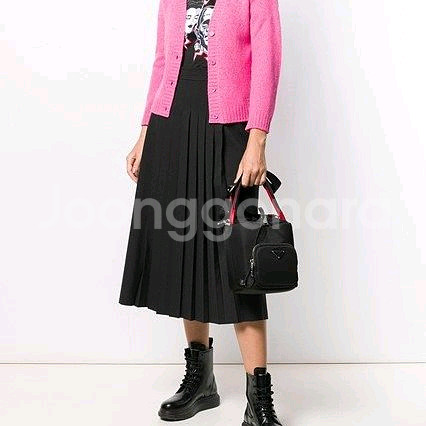 프라다 패딩 버킷백 나일론 1be026 크로스백 토트백--9