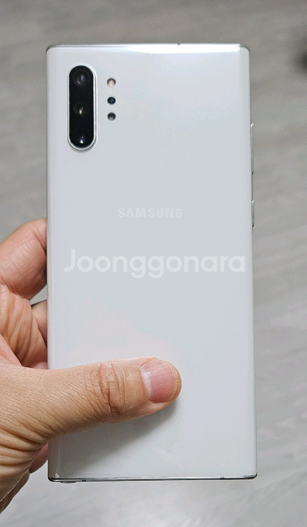 갤럭시 노트10플러스 화이트 256GB A급 싸게 팝니--1