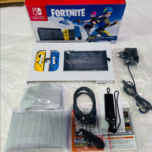 닌텐도 스위치 개선판 포트나이트 풀박 +이어폰 +휴대용 배터리 +칩 케이스