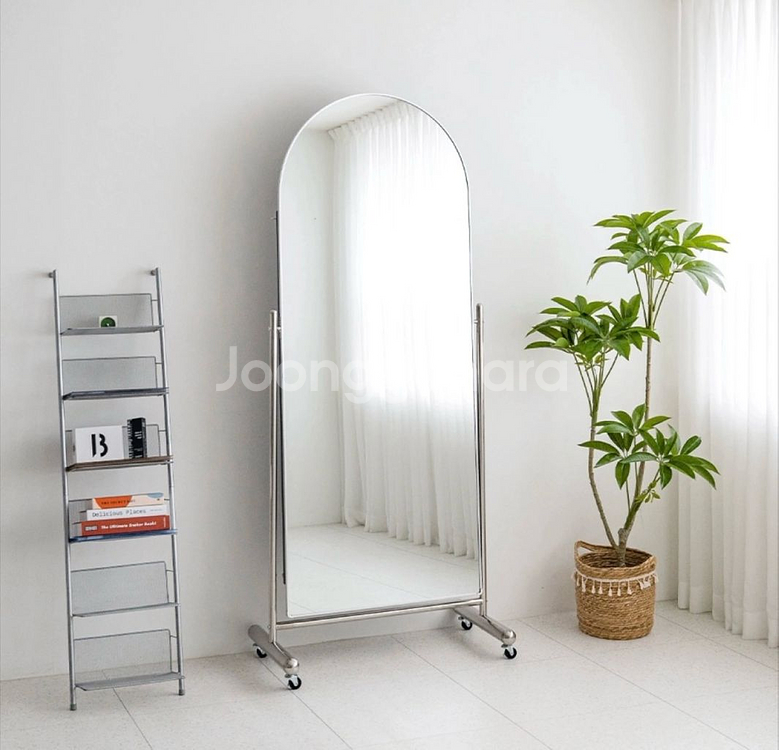 아치형 전신 거울 스탠드형 이동식 고정가능--0