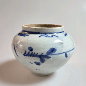 고미술품 조선시대 후기 백자청화 방산가마호