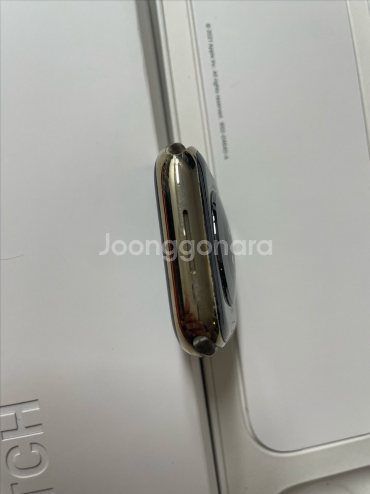 애플워치7스테인리스 45mm 정품풀셋--5