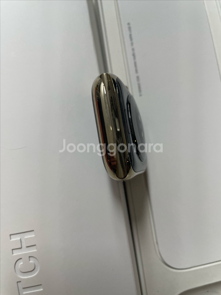 애플워치7스테인리스 45mm 정품풀셋--4