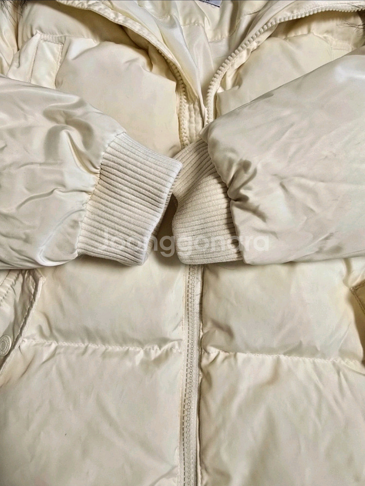 트윈키즈 덕 다운 오리털 롱패딩 130 아이보리--4