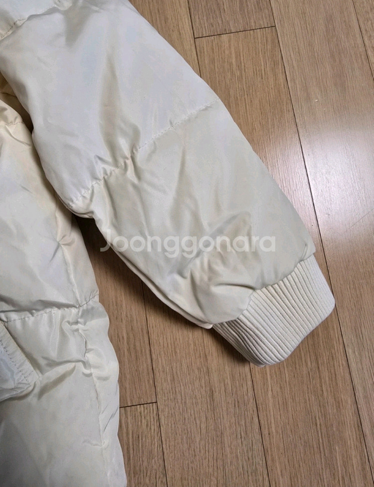 트윈키즈 덕 다운 오리털 롱패딩 130 아이보리--5
