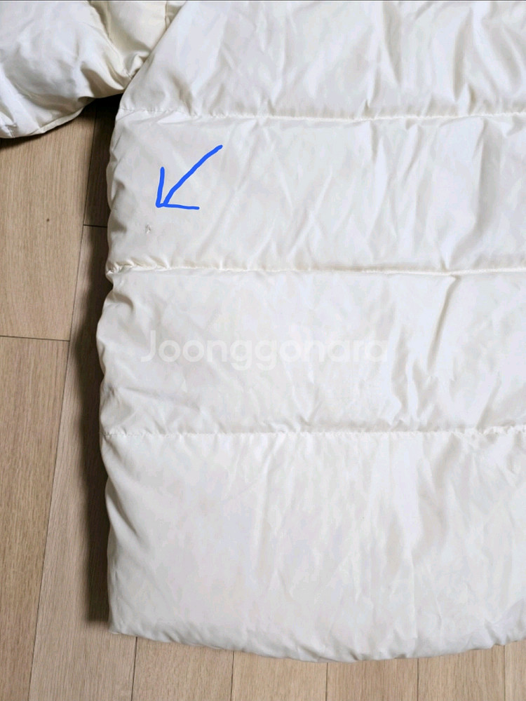 트윈키즈 덕 다운 오리털 롱패딩 130 아이보리--7
