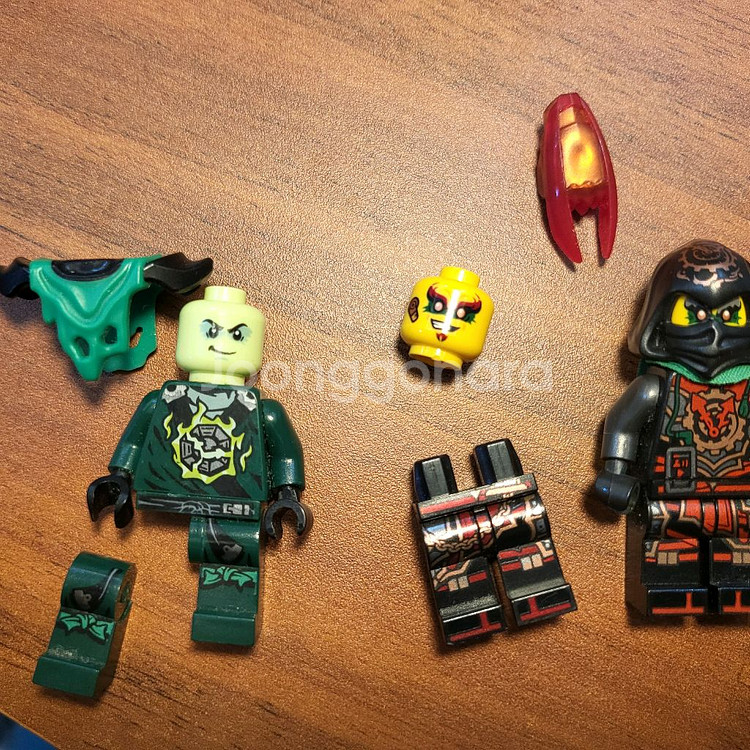 레고 시계바늘형제와 이블그린닌자입니다--2
