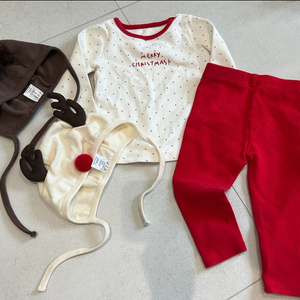 크리스마스 실내복, 피카부 루돌프보넷, 곰돌이보넷 일괄 돌~두돌