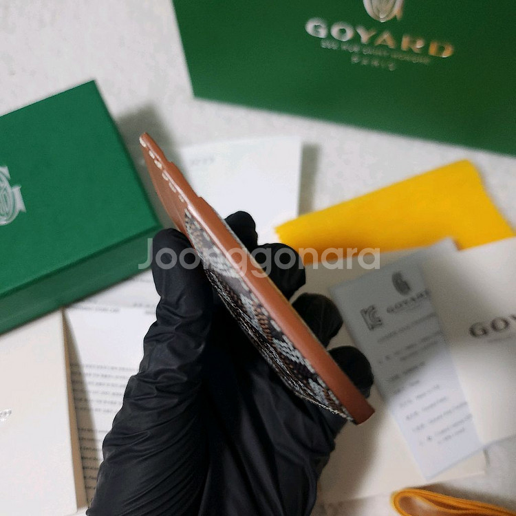 [새상품/풀구성]고야드 생쉴피스 카드홀더 카드지갑--4