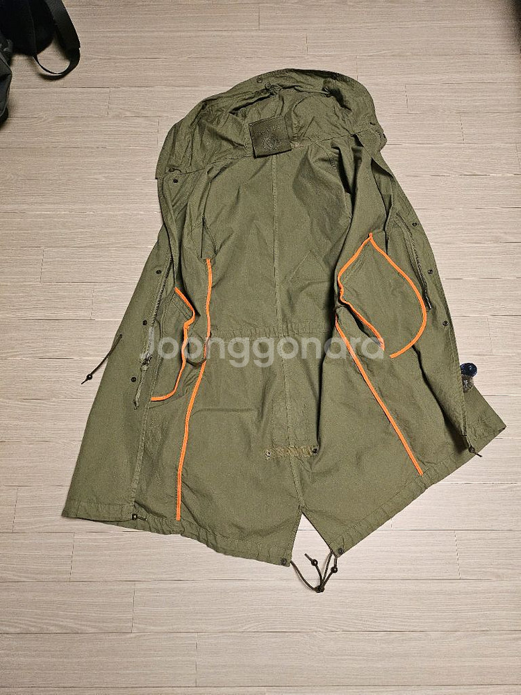 미스터앤미세스퍼 야상 여성 패치 점퍼 트렌치코트 바바리--1