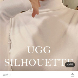 퍼빗 허그 실루엣 기모 하프폴라 아이보리,블랙