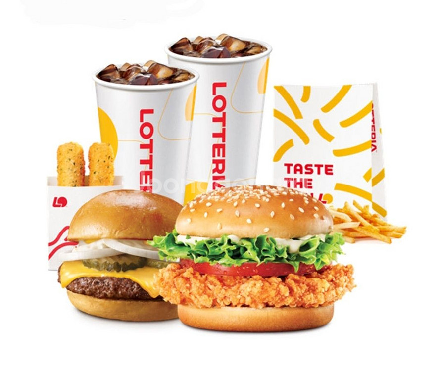 롯데리아 핫크클치 2인팩--0