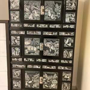 자개장식 전통 장롱