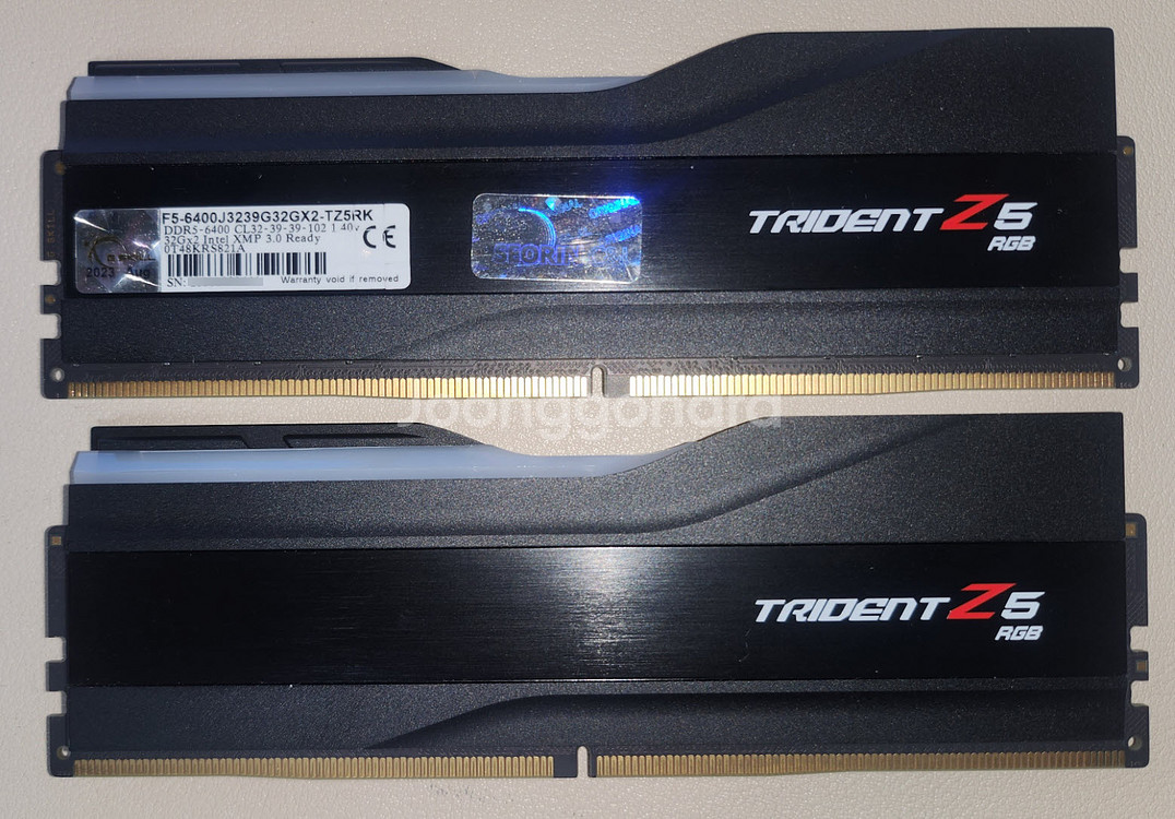 DDR5-6400M CL32 32GB x2 / G.SKILL TRIDENT Z5 RGB 64GB--0