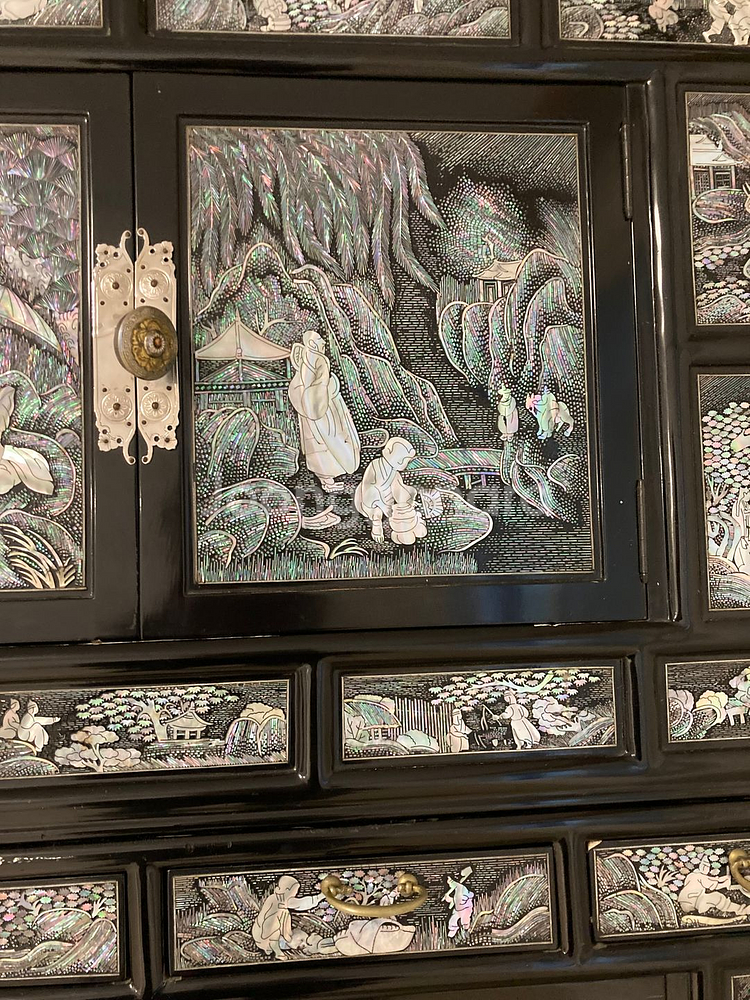 자개장식 전통 장롱--2