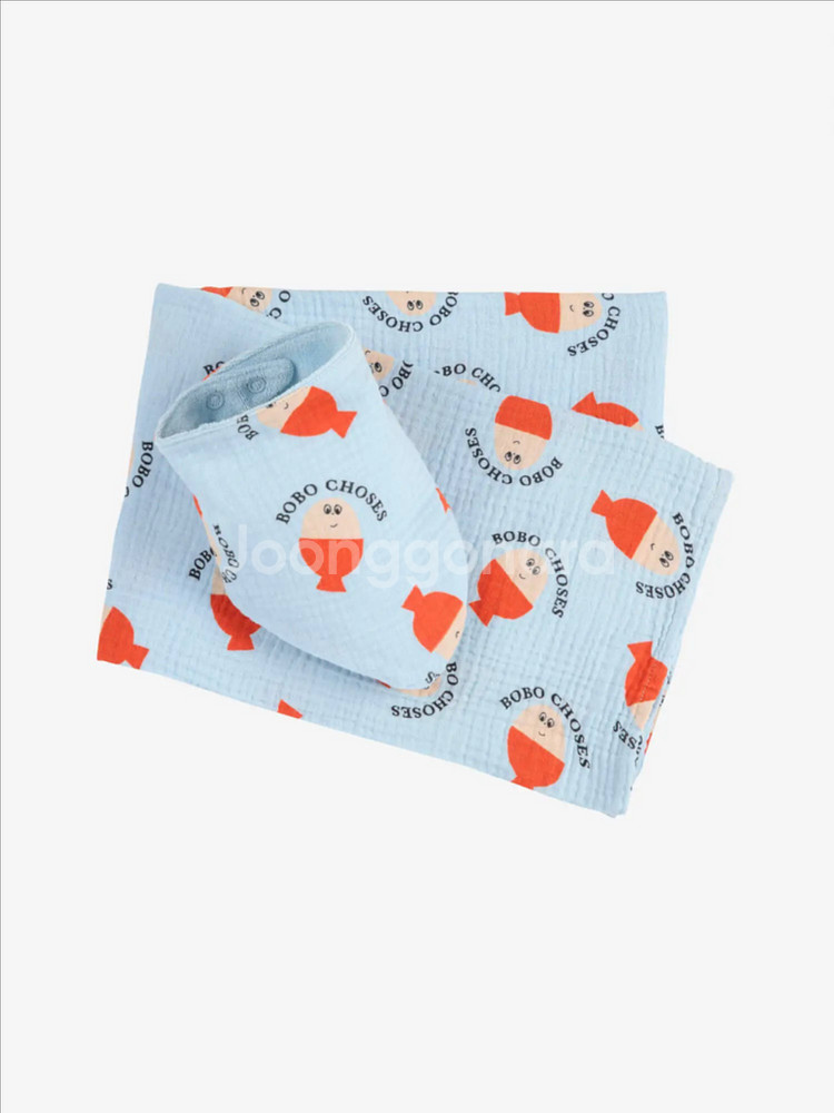 보보쇼즈 가든파티, 모닝에그 무슬린 블랭킷 새상품--2