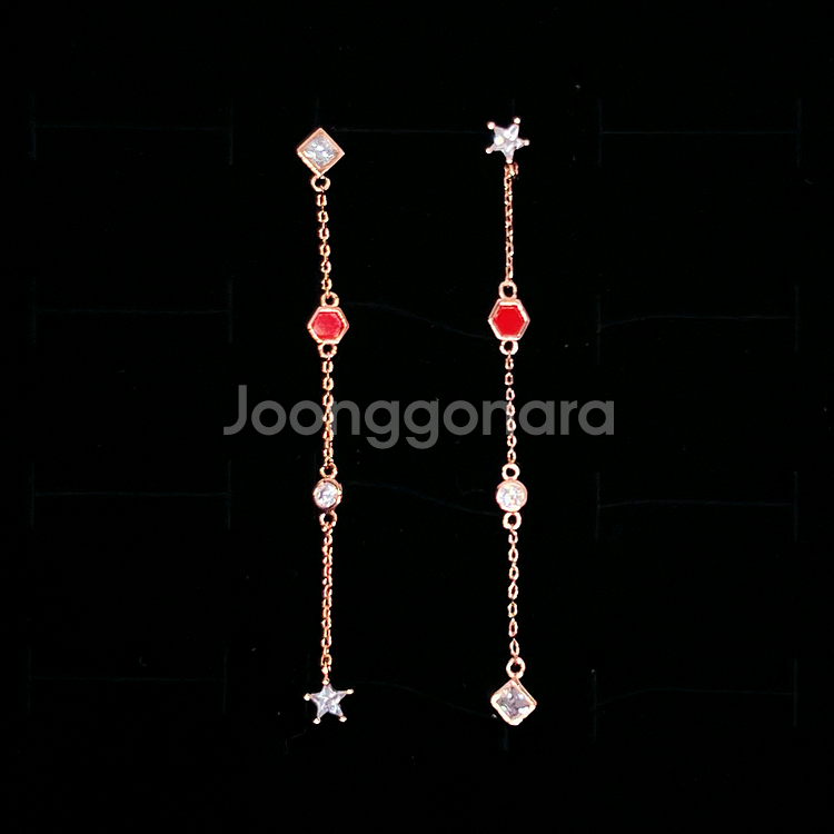 개당만오천,새상품]롱 드롭 925실버 순은 은침 귀걸이--2