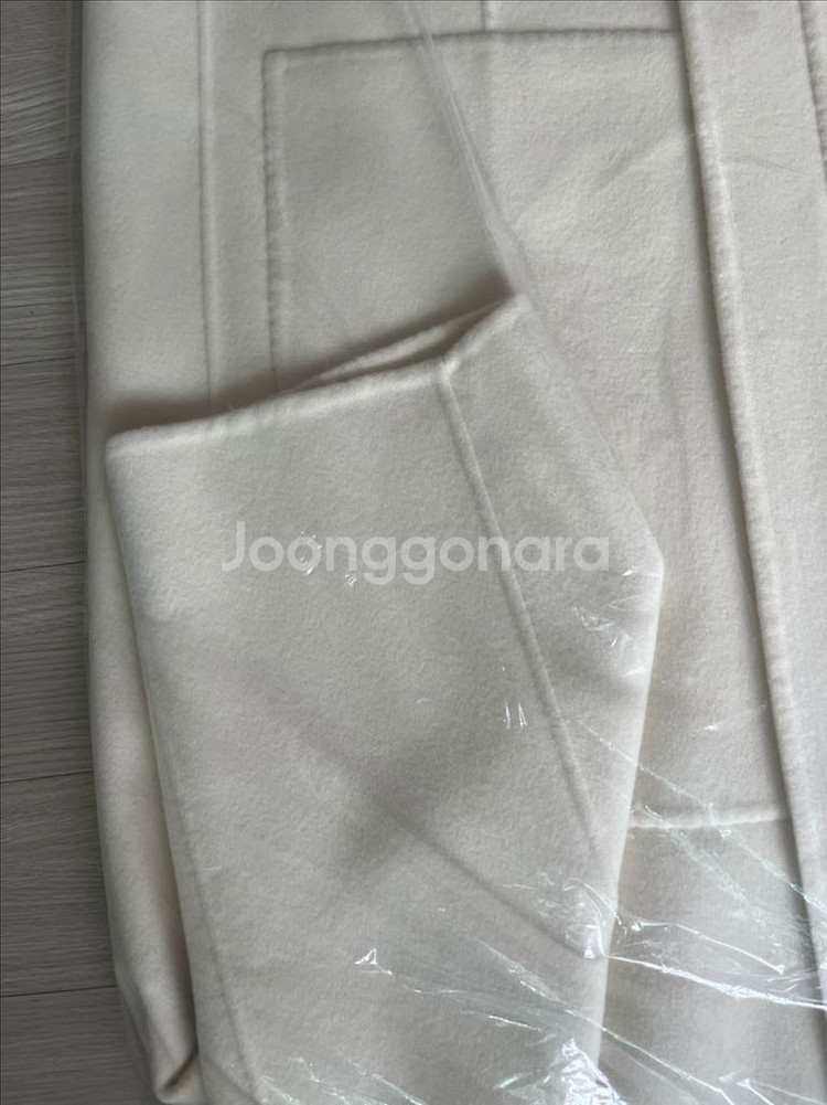 시스템 노카라 캐시미어 코트/사이즈 66 바배 실사있음--8