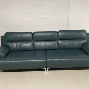 가죽 4인용 소파