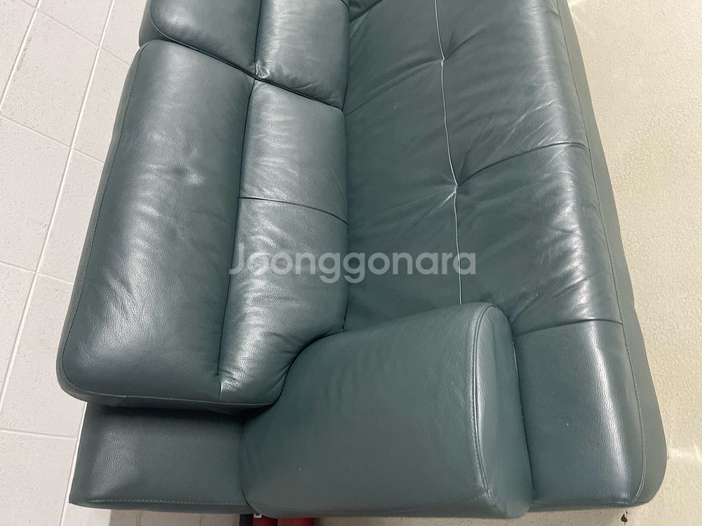가죽 4인용 소파--3