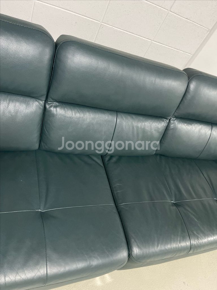 가죽 4인용 소파--4