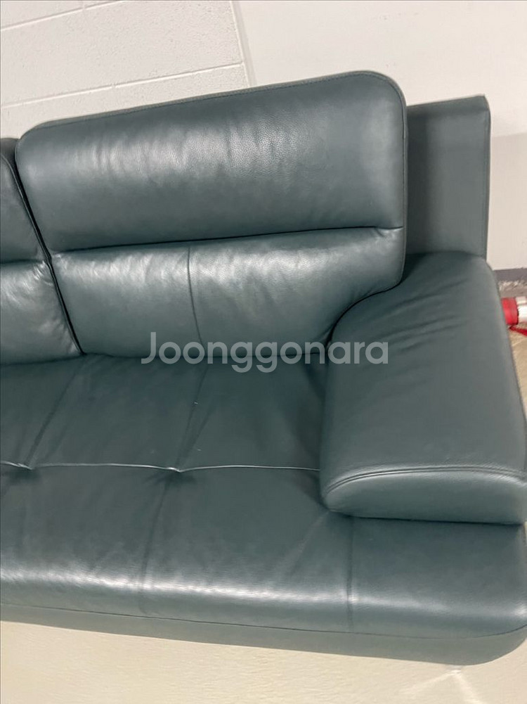 가죽 4인용 소파--5